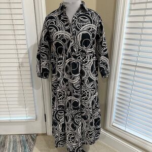 Bettina Tiered Shirt Dress by Maeve, Women's Large